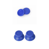 Maxbell 1 Pair of Joystick Thumbstick Thumb Stick for Sony PlayStation 4 PS4 Controller - Blue+Pair of Joystick Thumbstick Cap Caps for Sony PlayStation 4 PS4 Controller - Blue