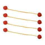 Maxbell Ladder Balls Backyard Games Outdoor Replacement Sports Lawn Ladder Toss Game 4pcs Red