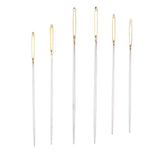 Maxbell 9Pcs/set Steel Curved Needles for Hand Sewing Embroidery Cross Stitch Crafts