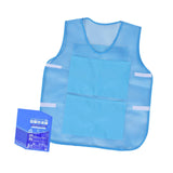 Maxbell Summer Cooling Vest with 8 Ice Packs for Hot Weather Working Fishing Cycling Blue