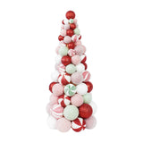 Christmas Ball Tree Gift Christmas Tree Ornament for Office Fireplace Indoor Mix Color