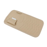 Maxbell Car Visor CD Case Organizer 11.8x6.3inch Versatile Lightweight Storage Pouch Beige
