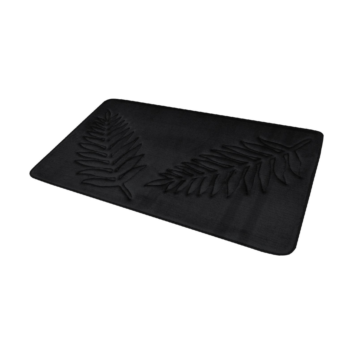 Maxbell Bathroom Floor Mat Shower Quick Dry Mat for Bathtub Bedroom Living Room black