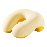 Maxbell Desk Napping Pillow with Zipper Office Sleeping Pillow for Car Office School Yellow