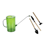 Maxbell 2000ml Indoor Watering Can Long Nozzle for House Plants Plants Garden Flower green