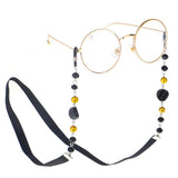 Maxbell Maxbell Black Eyeglass Reading Glasses Sunglasses Holder Necklace Chain String Cord