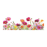 Maxbell Colourful Flowers Window Sticker Modern Display for Office Study Room Indoor