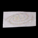 Universe Rhinestones Iron on Hot Fix Motif Heat Press Applique Patch 12.5x6.2 Inch - Aladdin Shoppers