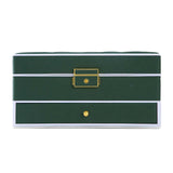 Maxbell Jewelry Box Jewelry Case for Necklaces Earrings Valentine's Day Gift for Her Green