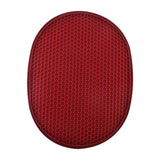 Maxbell 2 in 1 Oven Mittens Silicone Heat Resistant Pot Holder for Barbecue Grilling Red