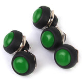 Maxbell 20pcs Momentary OFF-(ON) Push Button Horn Switch for Boat/Car Waterproof 4 Color