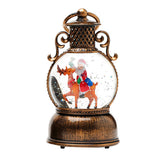 Maxbell Christmas Snow Globes with Music Festival Decoration for Home Party Seasonal