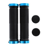 Maxbell Maxbell 1 Pair Mountain Bike Handlebar Cover Grips Smooth Soft Rubber Handle Blue