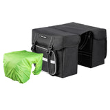 Maxbell Maxbell Durable Bicycle Rear Seat Bag for Outdoor MTB Bicycle  black and Rain cover