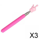 Maxbell 3xHand Pointer Accs Portable Teacher Pointer Finger Design for Home Whiteboard Pink