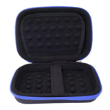 Maxbell Hard EVA Travel Case Headphone Shockproof Earbud Multifunctional Storage Bag Blue