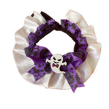 Maxbell Pet Halloween Pumpkin Costume Decorative Pet Neckwear for Kitten Puppy Purple M