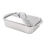 Maxbell Stainless Steel Serving Tray Steamer Tray for Party Home Use Buffet Catering Extra Small