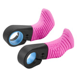 Maxbell 2 Pieces Bike Handlebar Thumb Rest Grips Fits 0.87 inch Handlebars Anti Slip Pink