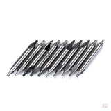 Maxbell 20Pcs HSS Combined Center Drill Bits 2.0mm Dia. Countersink Kit Lathe 60° New
