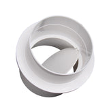 Pipe Draft Blocker Exhaust Fan Sealed Duct Adaptor for Kitchen Bathroom Home 120mm