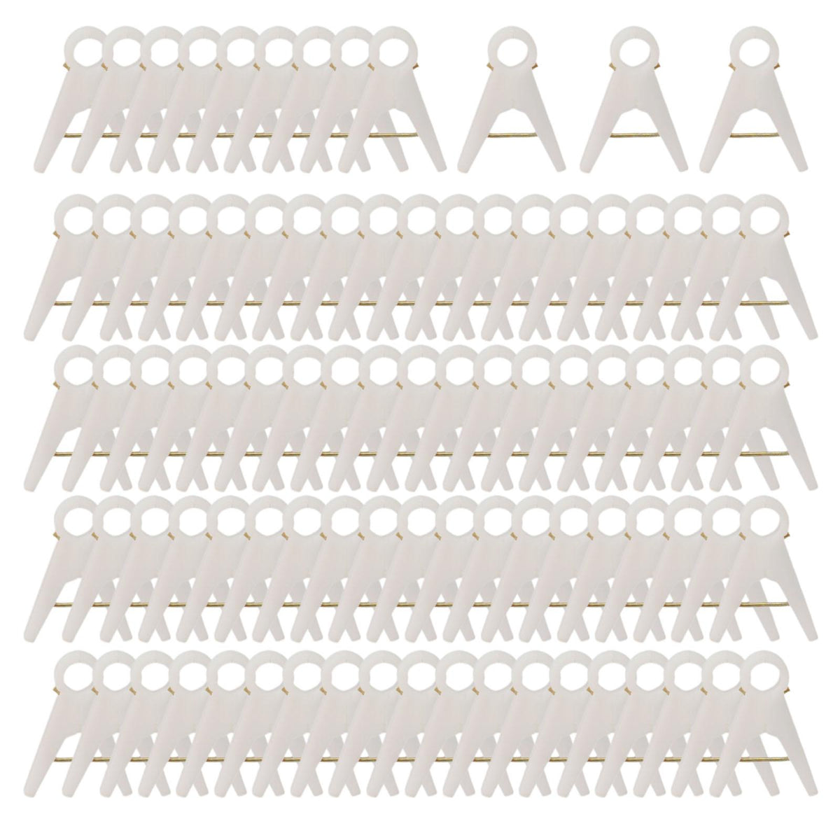 Maxbell Maxbell 100Pcs Plant Clip Vine Fixing Clip for Climbing Plants Grape Vine Vegetables
