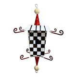 Maxbell Hanging Bird Feeder Accessories Lightweight Ornament for Porch Patio Outdoor Style E