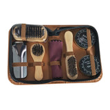Maxbell Shoe Shine Care Kit Shoe Polish Brush Set for Leather Shoe Boot Daily Care
