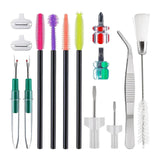 Maxbell 14x Sewing Machine Cleaning Kit Double Headed Brush Maintenance Repair Tools