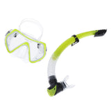 Maxbell Maxbell Diving Gear Diver Mask Semi Dry Snorkel Set Scuba Snorkeling Anti-Fog Goggle