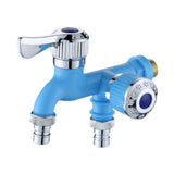 Maxbell Water Faucet for Washing Machine Laundry Faucet for Laundry Room Pool Garden Blue