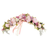 Maxbell Artificial Silk Peony Door lintel Flower Mirror Flower Garland Rose