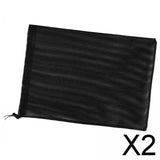 Maxbell 2xWater Pump Filter Bag Easy to Use Drawstring Mesh Pouch for Garden Fish Tank