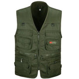 Maxbell 2pcs Men's Multi Pocket Waistcoat Fishing Outdoor Travel Photography Vest