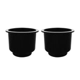 Maxbell 2 Pieces / Set Boat Plastic Cup Drink Can Holder Universal Boat Marine RV - Black - Aladdin Shoppers