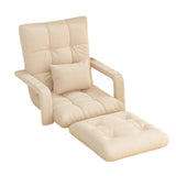 Maxbell Japanese Style 6-Level Adjustable Folding Sofa Chair Tatami Cushion D