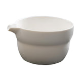 Maxbell Traditional Matcha Bowl with Pouring Spout for Tea Room Restaurant Beginners White