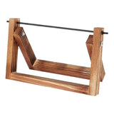 Maxbell Wood Yarn Roll Holder Dispenser Yarn Skein Holder for Crocheting Knit Sister 14cmx22cmx1.5cm