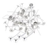 Maxbell 200 Pieces Lots Pure White Cotton Candle Wicks For Home Candle Making Crafts
