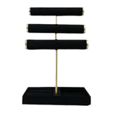 Maxbell Bracelet Holder Display Jewelry Holder Organizer for Watch Rings Living Room Black