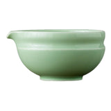 Maxbell Ceramic Matcha Bowl Tea Making Accessory Traditional Household Green Tea Cup Light Green
