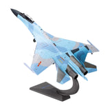Maxbell 1/72 SU35 Airplane Diecast Model Alloy Helicopter for TV Cabinet Cafe Office