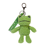 Maxbell Maxbell Frog Plush Toy Keychain Purse Bag Accessories Keyring for Family Kids Lovers 9cmx4cmx12cm