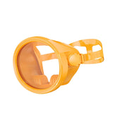 Maxbell Snorkel Diving Mask No Fogging Comfortable Portable Oval Glass Scuba Goggles orange