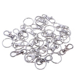 Maxbell Maxbell 20pcs Zinc Alloy Swivel Trigger Keychain Clip Lobster Clasp Snap Hook 3.2g