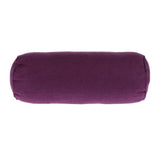 Maxbell 2pcs Neck Roll Bolster Pillow Round Massage Footrest Cushion Purple/Red