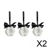 Maxbell 2x3 Pieces Aroma Diffuser Stone DIY Scented Solid Fragrance for Travel Closet Flower