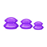 Maxbell 3x Massage Cup for Body Relaxation Massaging Face Deep Tissue Violet