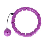 Maxbell 360 Degree Sports Adjustable 24 Detachable Knots Massage Yoga Fitness Purple - Aladdin Shoppers