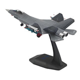Maxbell 1:100 J35 Aircraft Model Stimulated Airplane Model for Shelf Bar Living Room